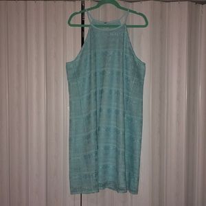 NWT Loft Halter Shift Lace Dress, size 18